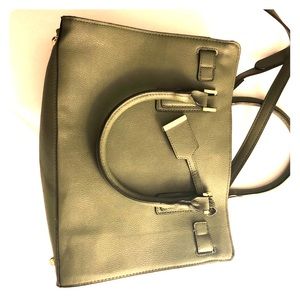 Military green handbag
